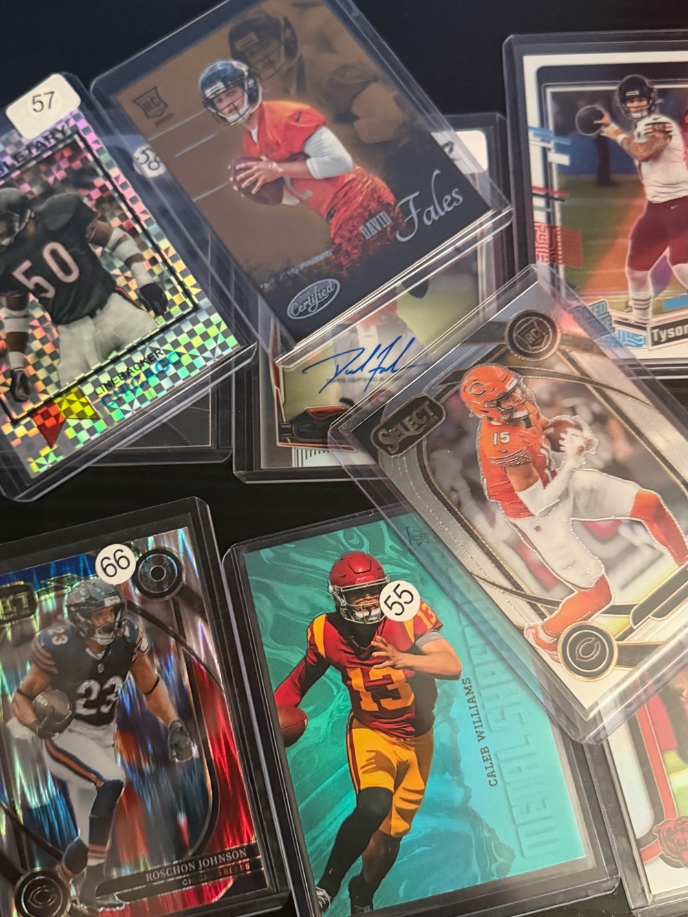 CHICAGO BEARS CARD LOT